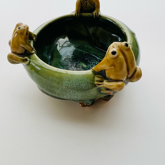 Vintage MCM Planter Frog Motif Bowl - Picture 7 of 7